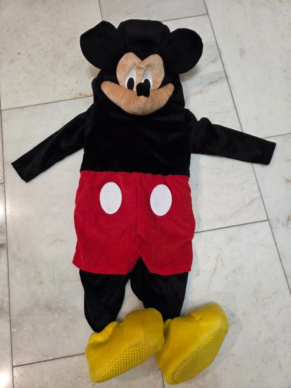 Soft, plush Disney Mickey Mouse infant 6-12 months costume